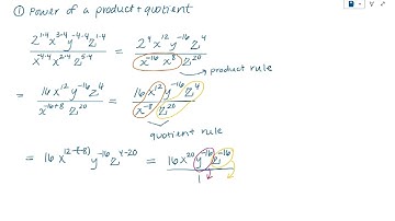 Exponent Rules Practice Video Part 2