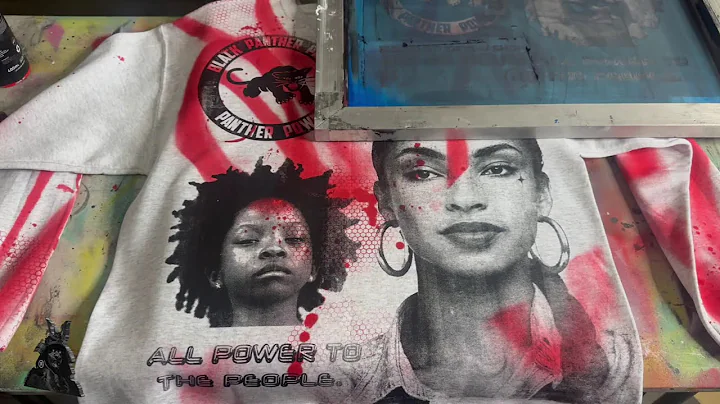 HOW To | SCREEN PRINT | on THRIFTED sweatshirts | using acrylic SPRAY PAINT (tips and tricks) 2025