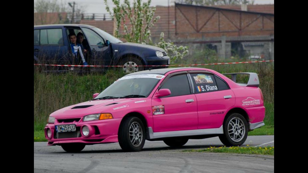 Mitsubishi Lancer Evo 4 Girl Time Attack Pink Evo And Bmw E30