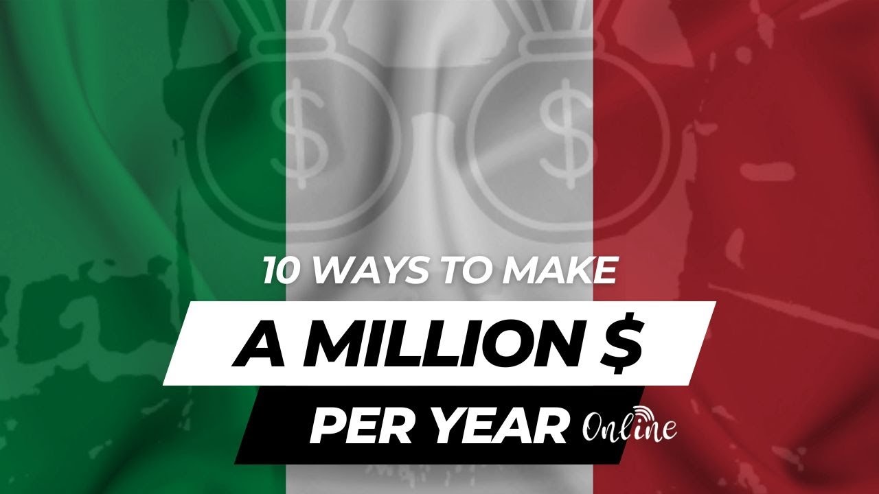 10 Ways To Make Money Online In Italy 💰 ll M09i