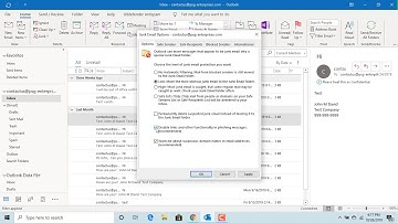 How to Change Junk Email Options in Outlook - Office 365