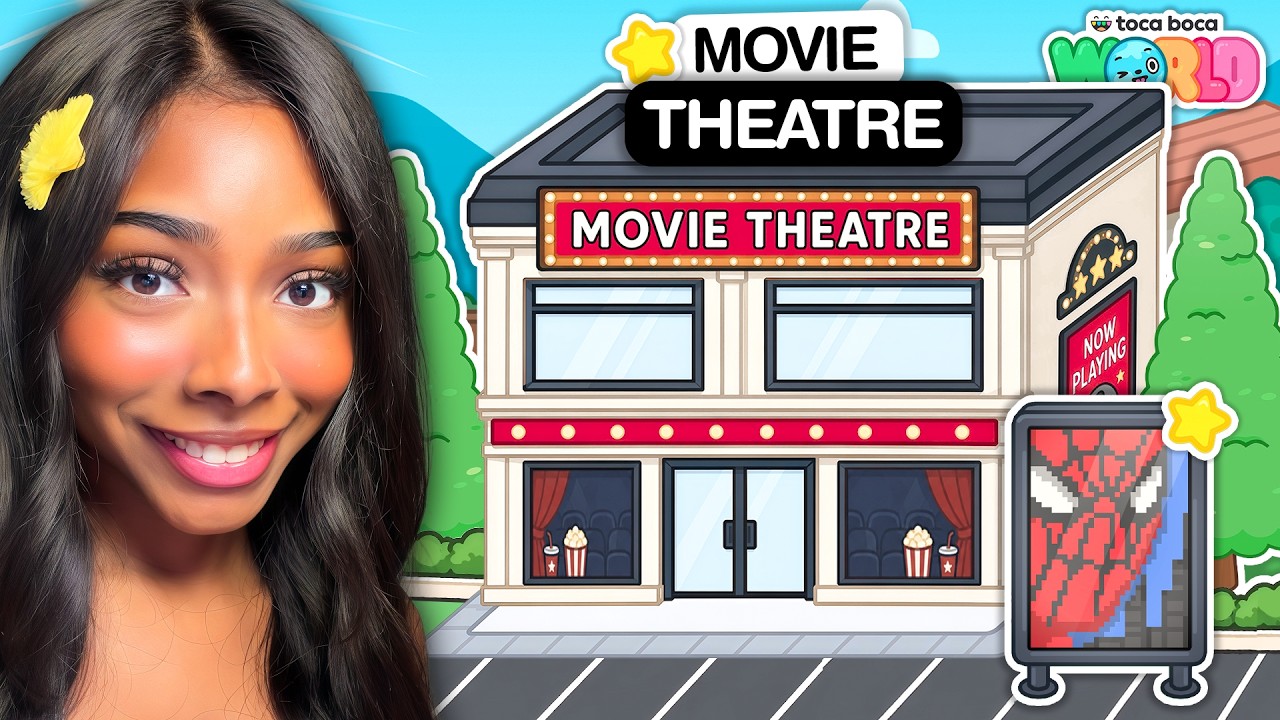I BUILT A MOVIE THEATRE IN TOCA LIFE WORLD ⭐ | Toca Life World 🌍