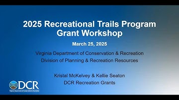 Recreational Trails Program 2025 Grant Round Information Session. March 25, 2025