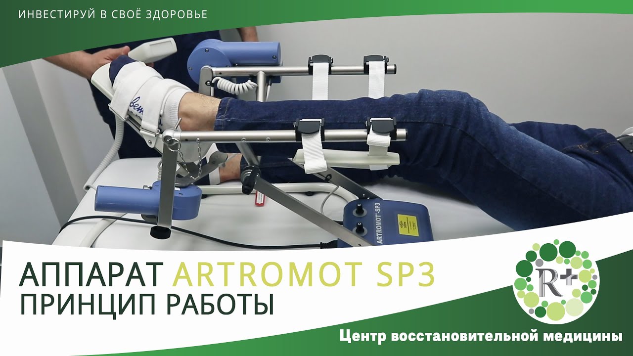 ARTROMOT SP3. Принцип работы. Аппарат для разработки голеностопного сустава