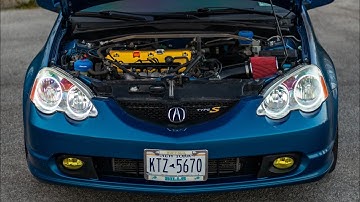 2003 Acura RSX Type S cold start (one off header/3in. Exhaust + hondata flash pro)