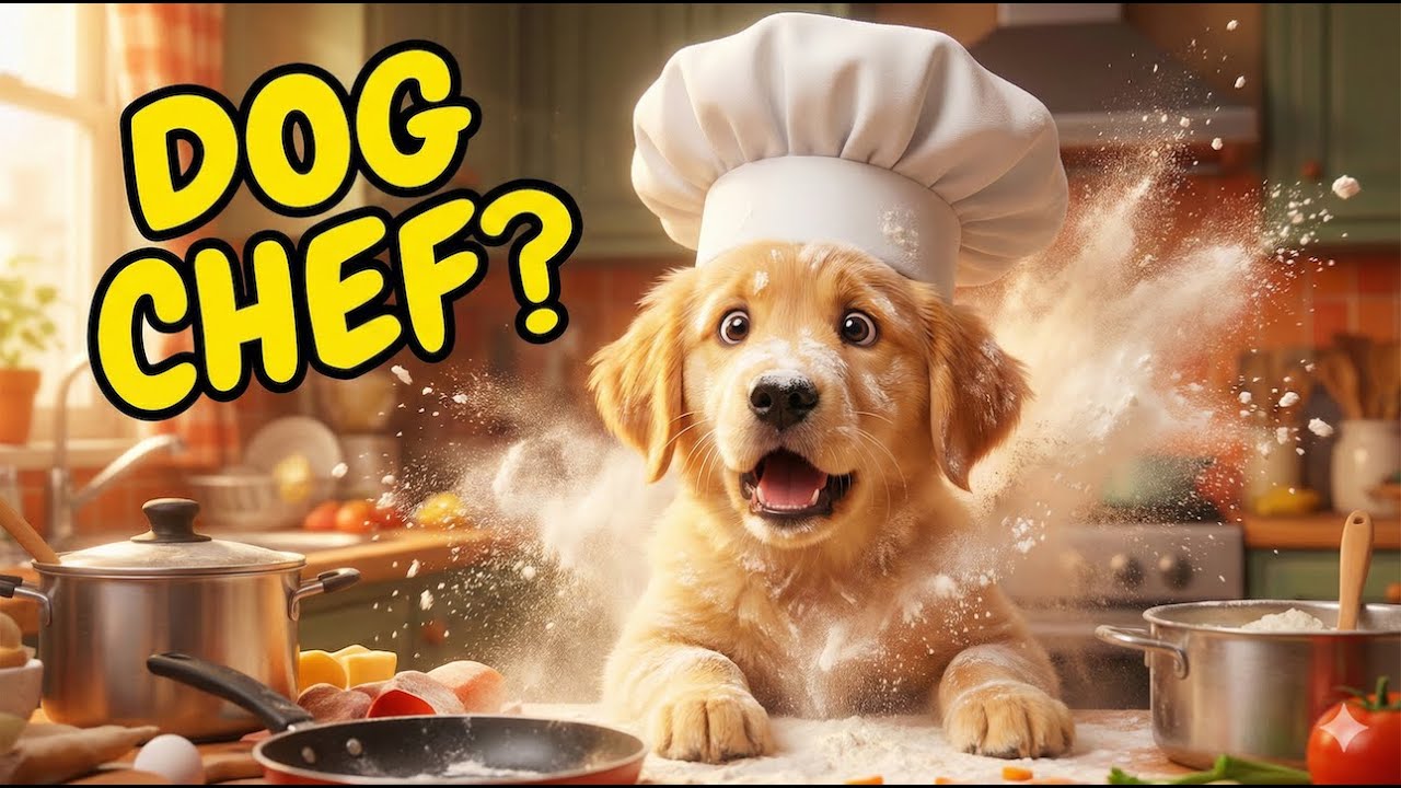 Act 1- Kitchen Chef Chaos - Master Chef Golden Retriever