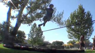 🪢 Mastering Slacklining: Andy's Epic Journey to the Mojo Flat Spin 🔄