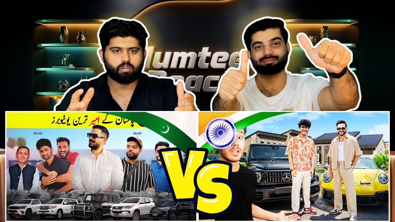 Pakistani reaction Richest YouTubers 2025 India vs Pakistan 😱 | Who Earns More?