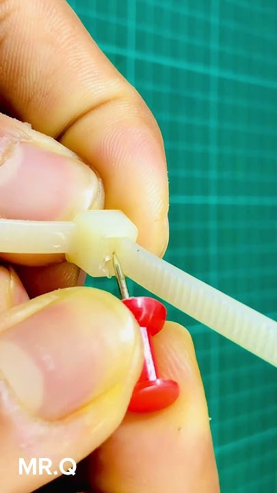 How To Undo Zip Ties Without Cutting How to unlock zip ties without cutting #recycling #diy #shorts - YouTube