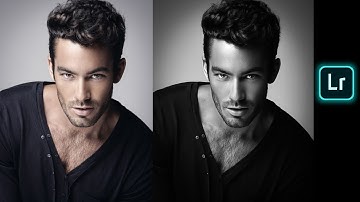 Lightroom CC Smooth Black and White Portrait Editing | Retouching Tutorial | TECH ART