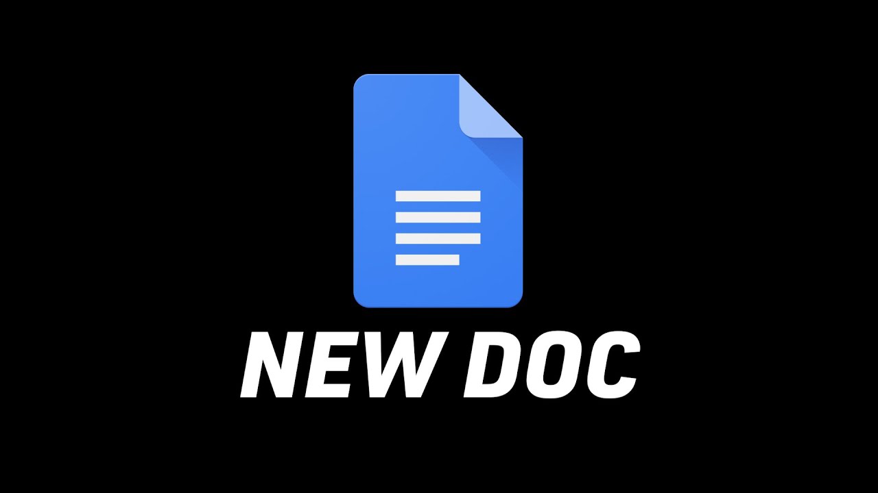 How To Make A New Google Doc - YouTube