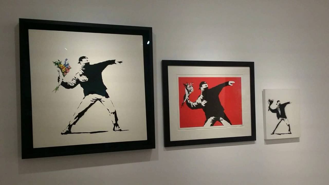 Banksy Exhibition in Rome - YouTube