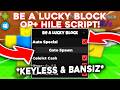 BEST! Be a Lucky Block Script | Auto Special, Auto Cash, Auto Upgrade, Auto Rebirth! (Keyless)