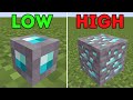 graphics quality - LOW vs HIGH