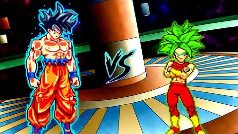 Goku UI RN V4 OP VS Kefla SSJ DBFZ V4 OP in Jump Force Mugen