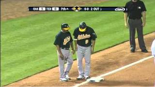 Kouzmanoff safe at first