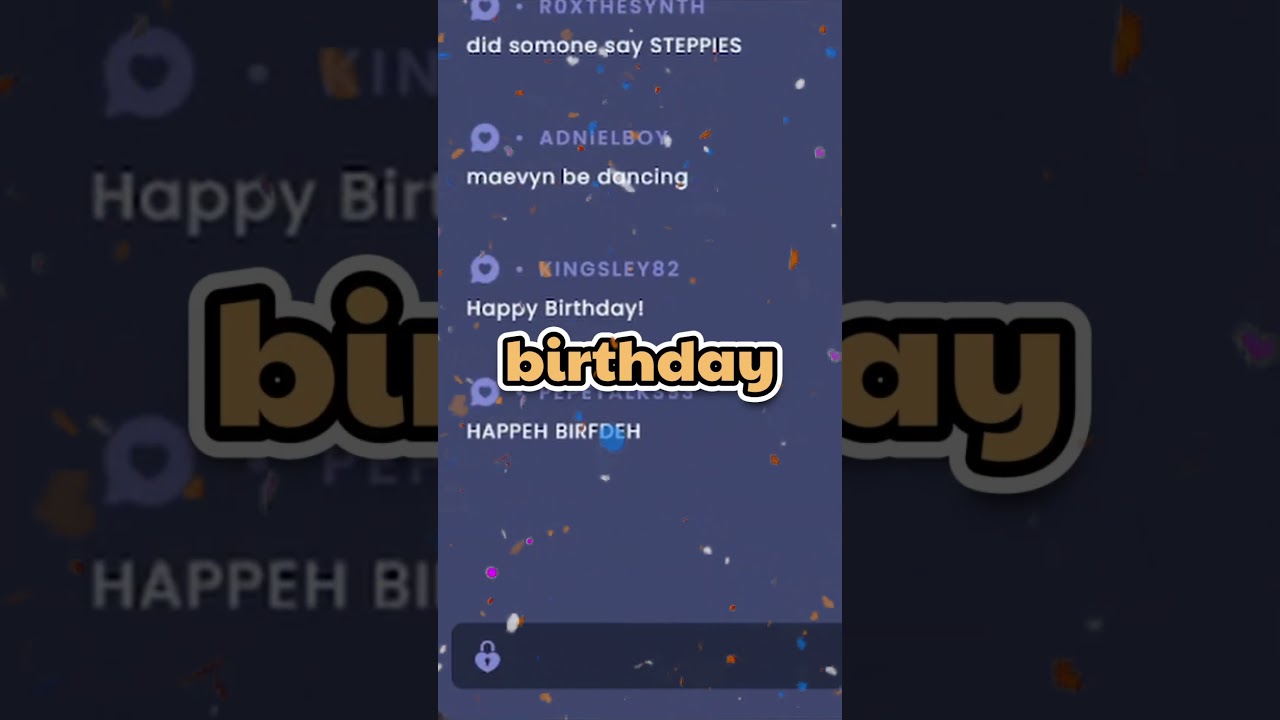 Happy Birthday! Did you want steppies? | 