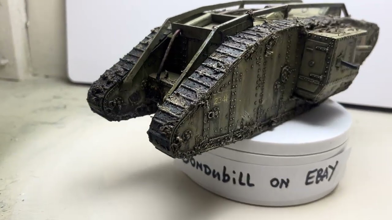 Emhar 1/35 WW1 Mark 4 Male British Tank Model