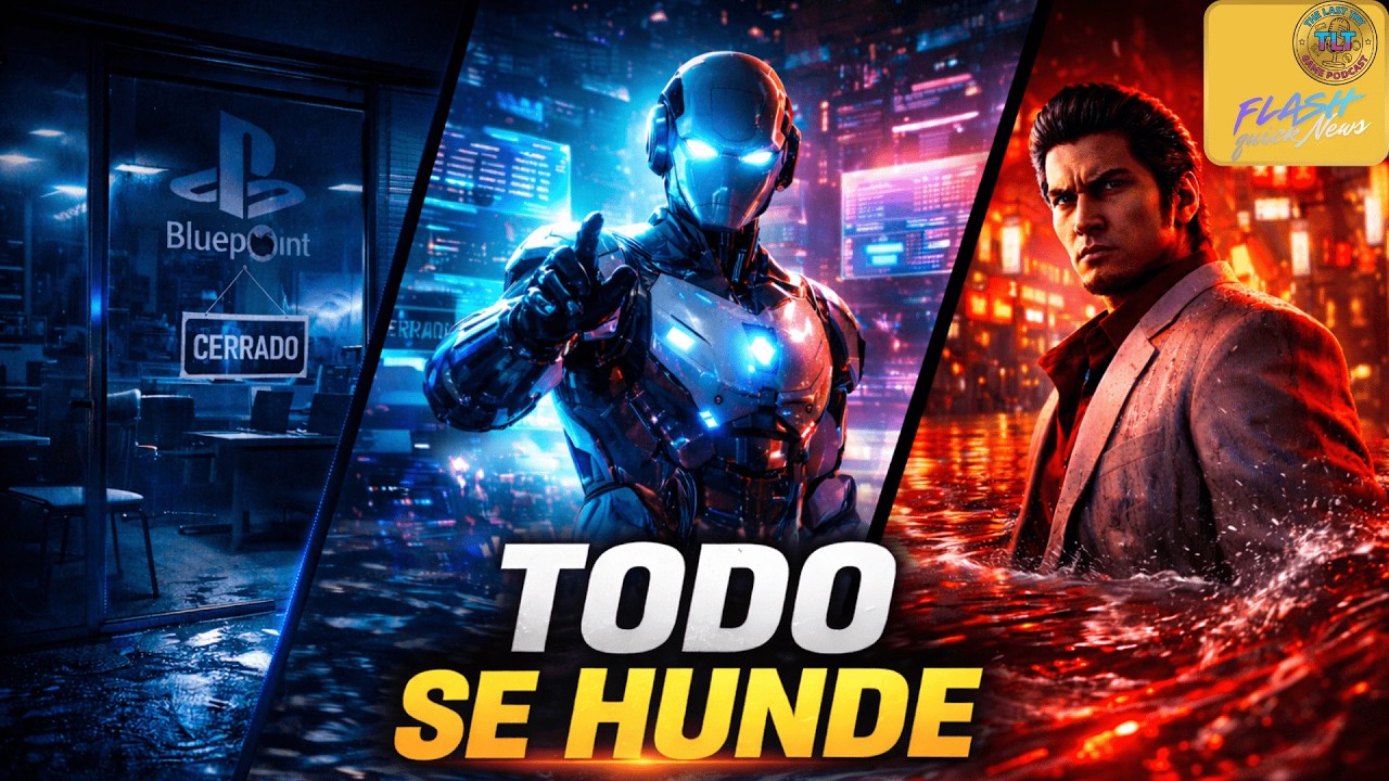 Bluepoint cierra, Unity apuesta por IA y Yakuza Kiwami 3 se hunde |Flah Noticias | The Last Try  E13