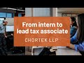 Matthew Richmond - From Intern To Lead Tax Associate At Chortek