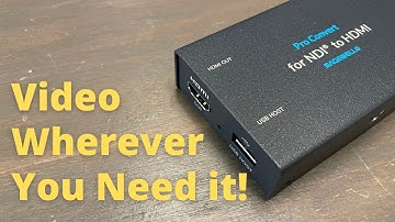 Magewell NDI to HDMI Box. Video Anywhere!