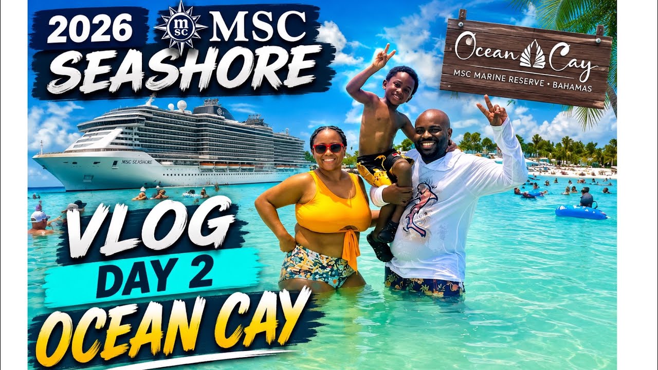 2026 MSC Seashore Vlog | Day 2 - Ocean Cay | The Rice Residence
