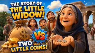 ✨ The Widow’s Two Little Coins 🪙 | Bible Song for Kids 🎶 Jesus Loves a Giving Heart 💛