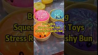 Hot-selling Toys, Squeeze Fidget Toys, Stress Relief Squishy Buns #SqueezeFidget #wholesaletoys