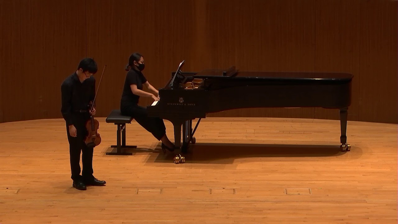 Sibelius Violin Concerto in Dm, Op.47, Mvt II Pierce Wang violin and Jungeun Kim piano YouTube