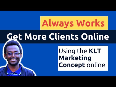 How to Get More Customers Online for Your Business with | The KLT Marketing Concept