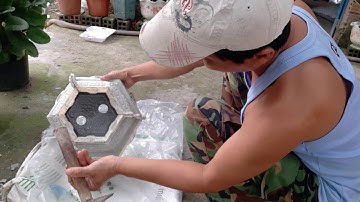 cách tháo khuông chậu lục giác 25cm