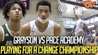 Grayson & Pace Academy Play For Playing For A Change Championship