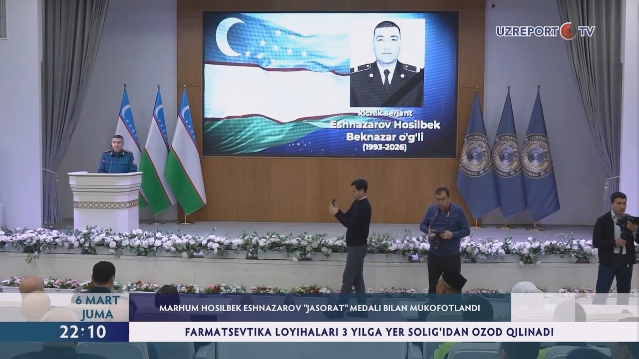 Marhum Hosilbek Eshnazarov “Jasorat“ medali bilan mukofotlandi