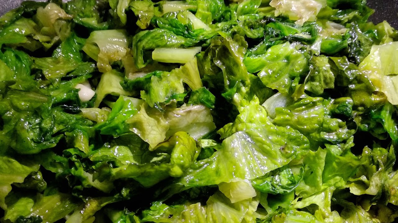 RECEITA - Alface salteada... pode!? pode e deve! 😋