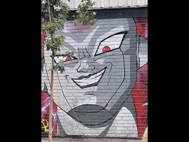 Mundo Roms -  ArteCalleMR - Mural Villanos Dragon Ball Z