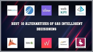 SAS Intelligent Decisioning | Best 45 Alternatives of SAS Intelligent Decisioning