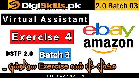 Virtual Assistant Exercise 4 Batch 3 | Digiskills Virtual Assistant Exercise 4 Batch 3