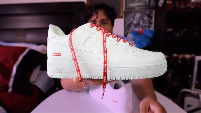 Nike Air Force 1 Low Supreme White 9