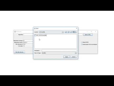 Video Tutorial 04 - MzXML to MGF file format conversion