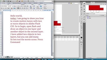 How to create motion tween in Adobe Flash CS5 (HD) -Part 2