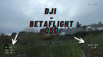 DJI with WTFOS - DVR with Betaflight OSD