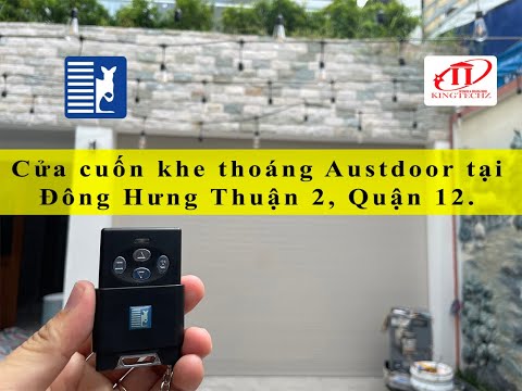 Cửa cuốn khe thoáng Austdoor M70 tại Đông Hưng Thuận, Quận 12