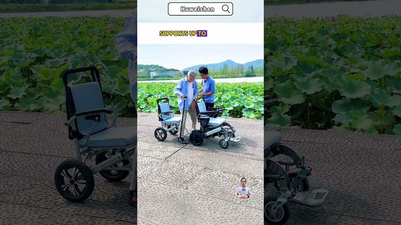 Affordable Foldable Wheelchair for Senior Safety