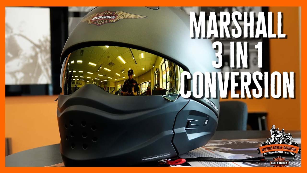 Marshall 3 in 1 Conversion Helmet Overview - YouTube
