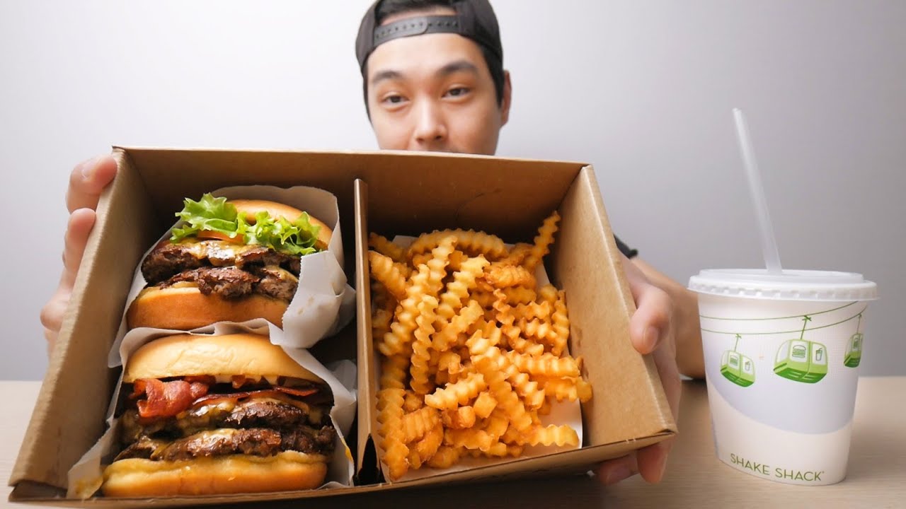 Shake Shack Mukbang