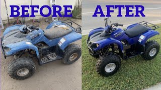 $120 Abandoned 2005 Yamaha Grizzly 80 Brought Back To Life In Less Than 1 Hour