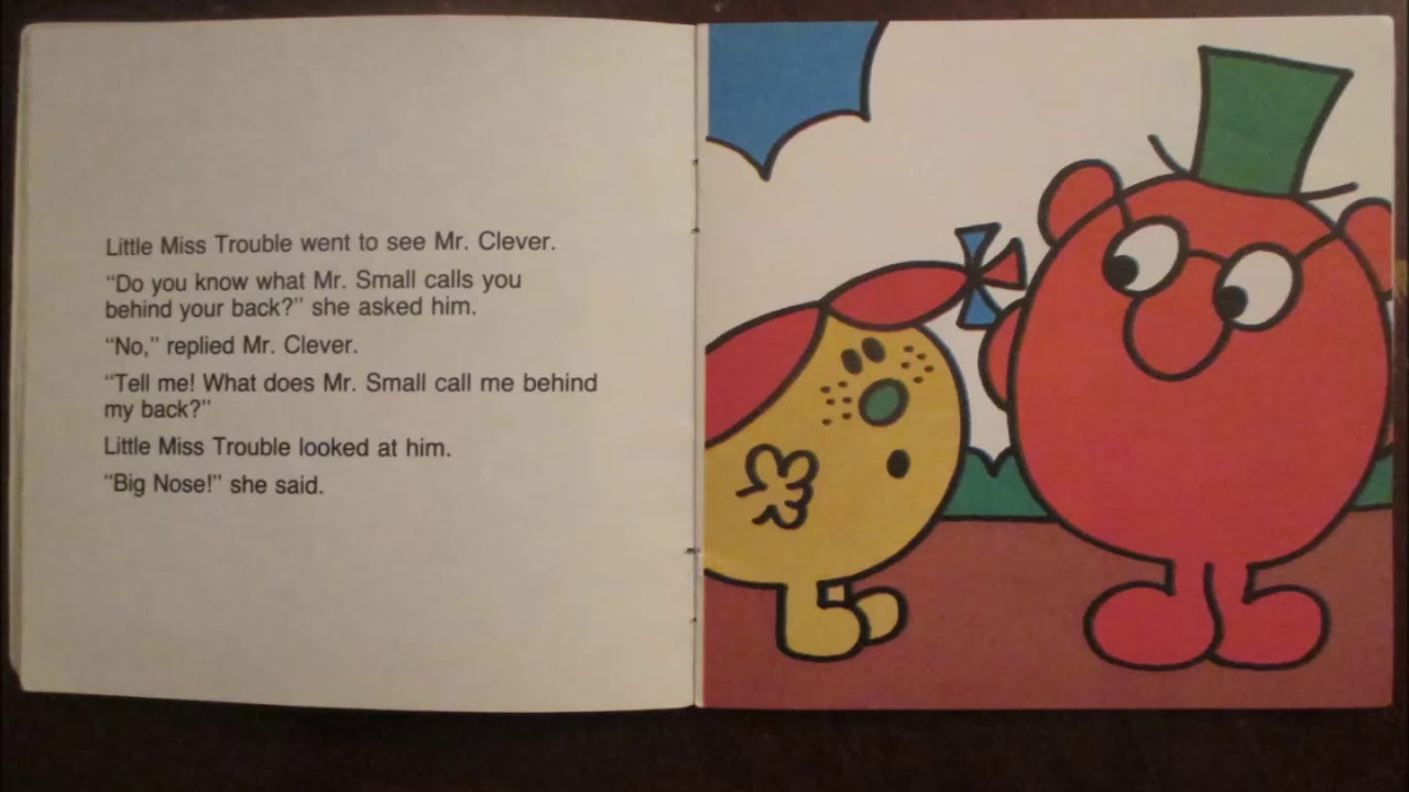 Roger Hargreaves' Little Miss Books on Cassette: Trouble Song - YouTube