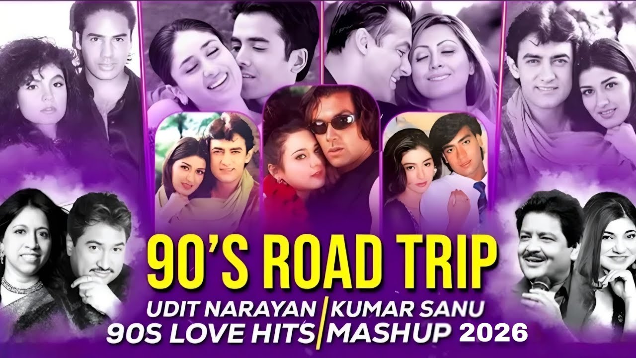 90's Road Trip Love Mashup | 90's Love Songs 190's Old Is Gold #trend #ajmusiczone 