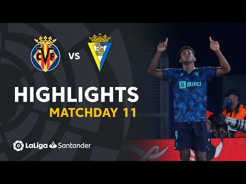 Villarreal Cadiz Goals And Highlights