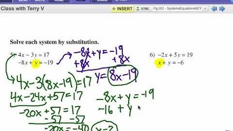 How to Solve Systems of Equations: Substitution